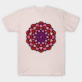 flower mandala art T-Shirt